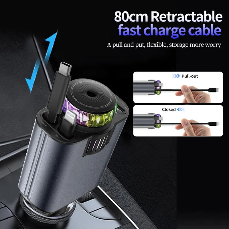 BowLift | 5-in-1 Car fast charger with Air Freshener