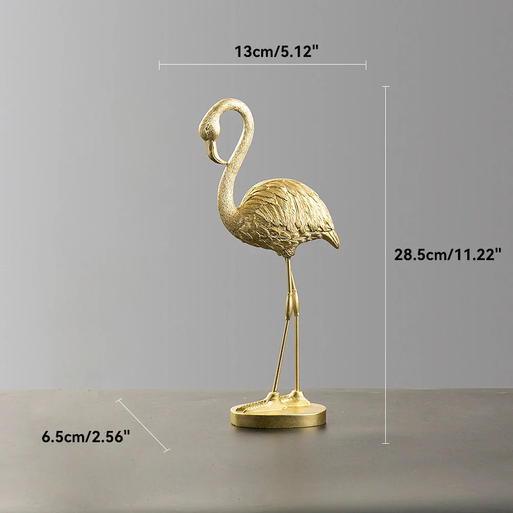 BowLift | Nordic Flamingo Figurine Figure Statue Sculpture Living Room Office Wedding Party Ornaments Home Decor Decoration Accessories