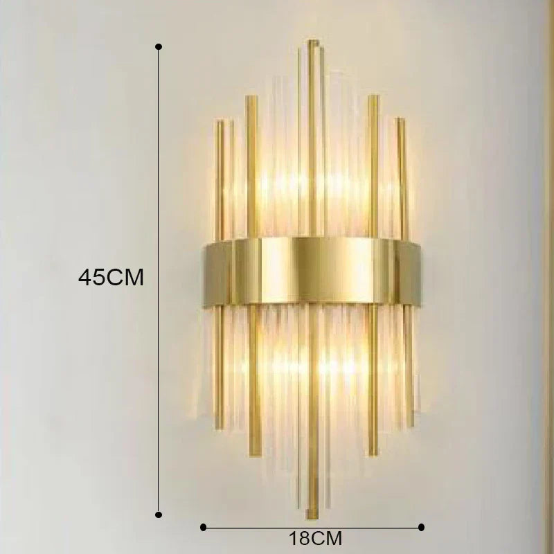BowLift | Elegant LED Wall Lamp in Gold