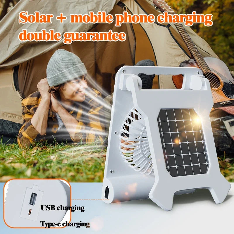 BowLift | Solar Camping Fan | Foldable Solar Panel | Power Bank & LED Light | Ultra-Lightweight  Brand Name: VenturioX