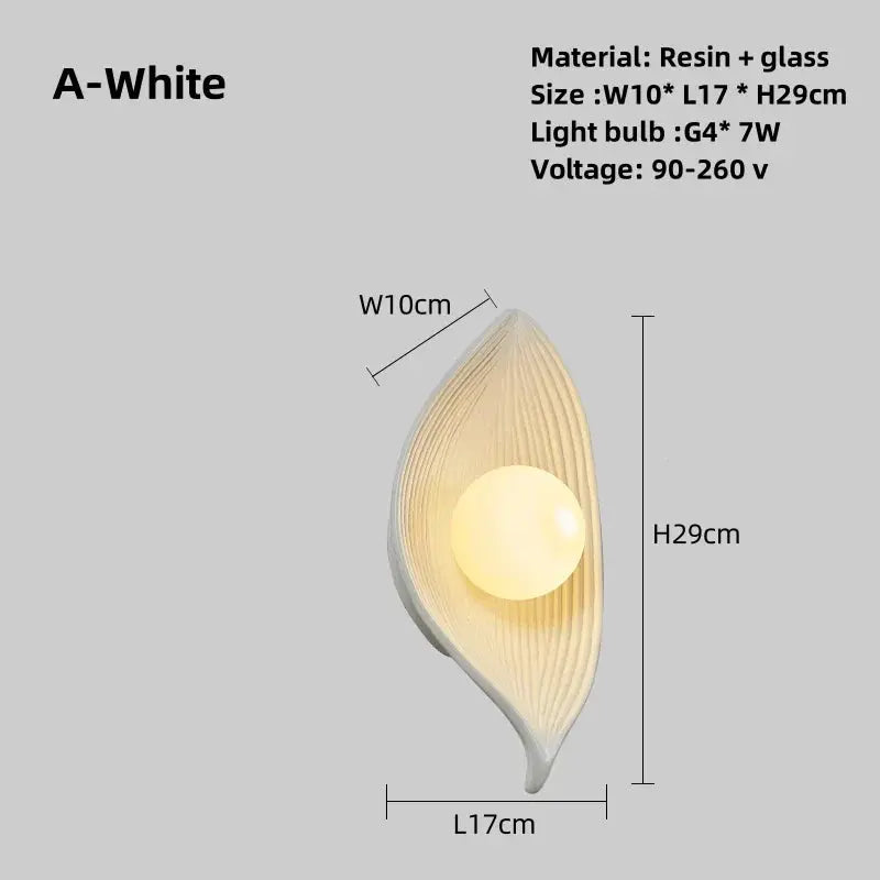 BowLift | Wall lamp LED leaf gold Elegant
