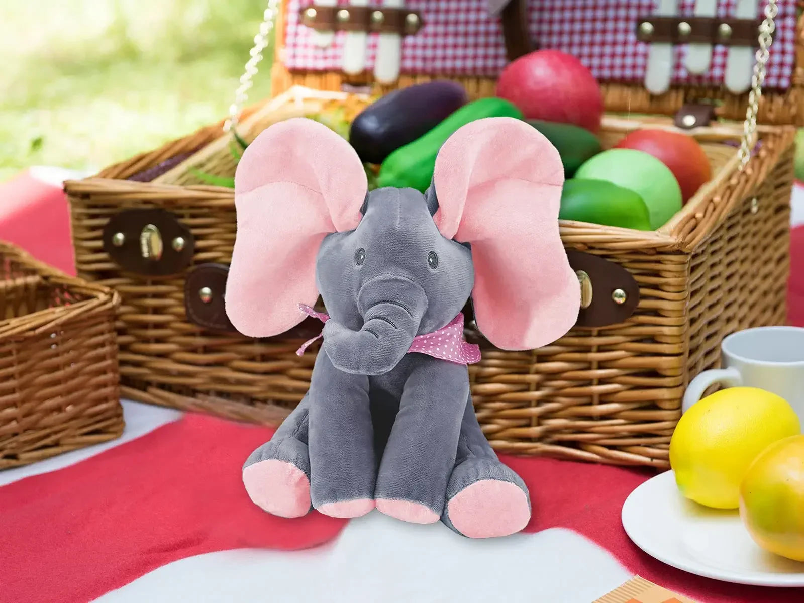 BowLift | Hide and Seek Elephant Plush Toy