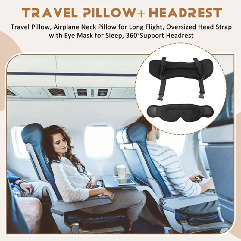 BowLift | 2 in 1 Comfort Headrest Blackout Eye Mask