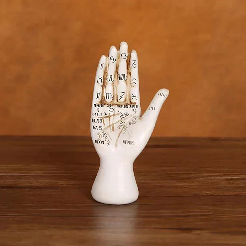 BowLift | Zodiac Symbols Mystic Palmistry Hand Sculpture