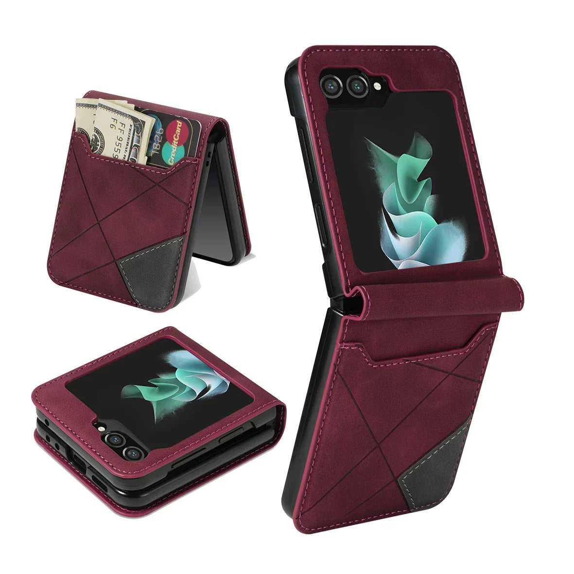BowLift | Leather Wallet Case for Samsung Galaxy Z Flip Series