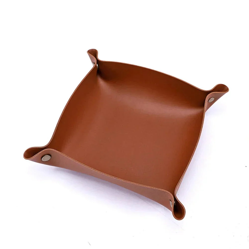 BowLift | Leather tray catch basin storage box