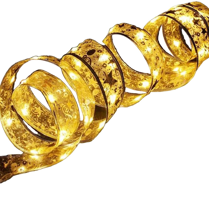 BowLift | Glowing LED Ribbon Pattern Elegant Christmas Decoration