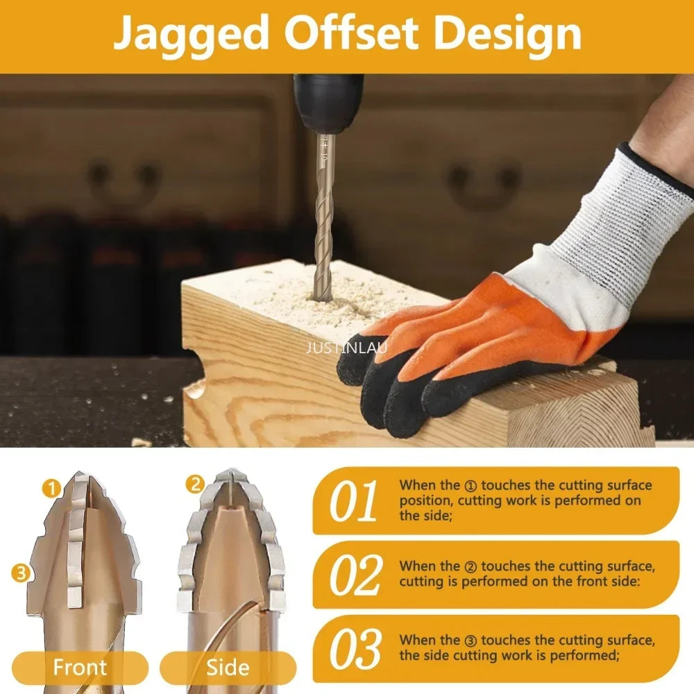 BowLift | Titanium Steel Cross Drill Bit