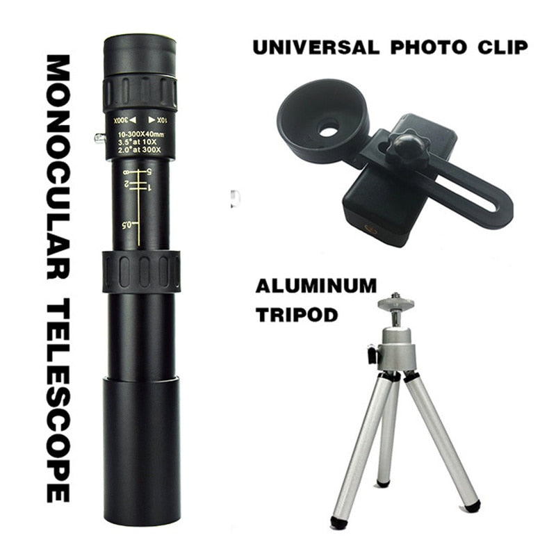 BowLift | 10-300X Zoom Telescope For Cell Phone