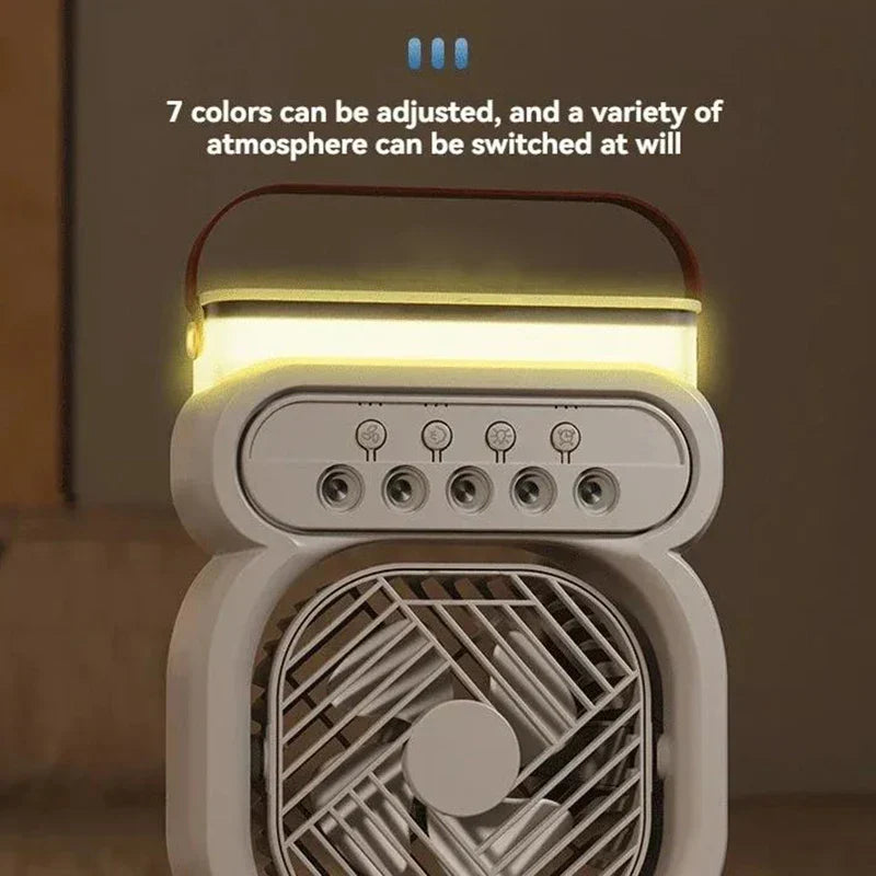 BowLift | 3in1 Air Cooler LED Night Lamp Humidifier Fan