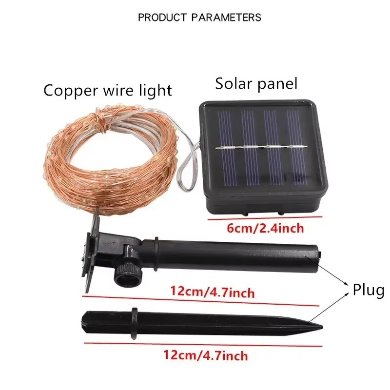 BowLift | Enchanted Solar LED Garden Lights – Copper Wire