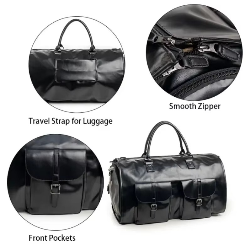 BowLift | Garment Duffel Weekender Bag – Foldable Carry-On Suit Bag for Men