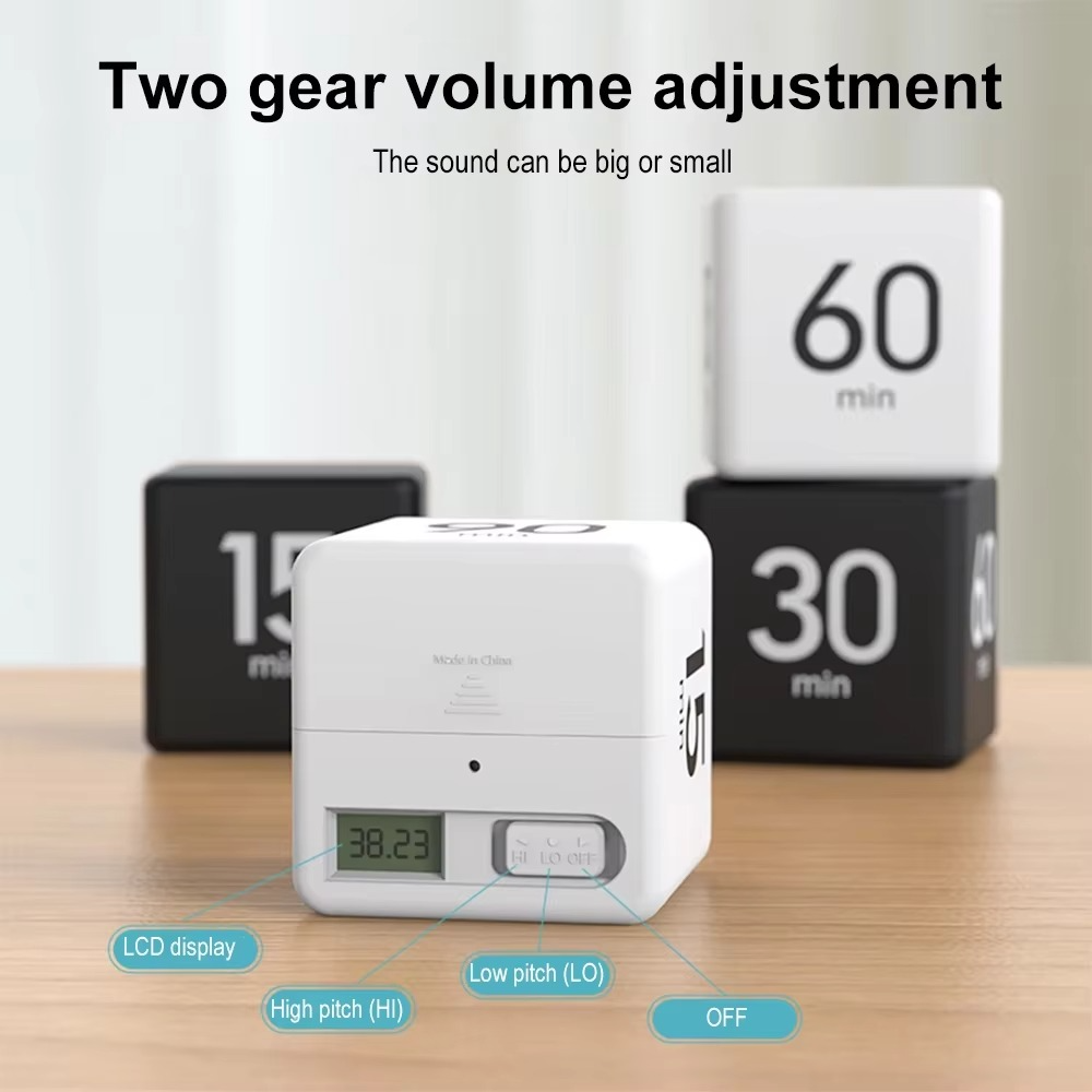 BowLift | Hexagon Magnetic Visual Flip Timer - Silent, Smart, and Efficient