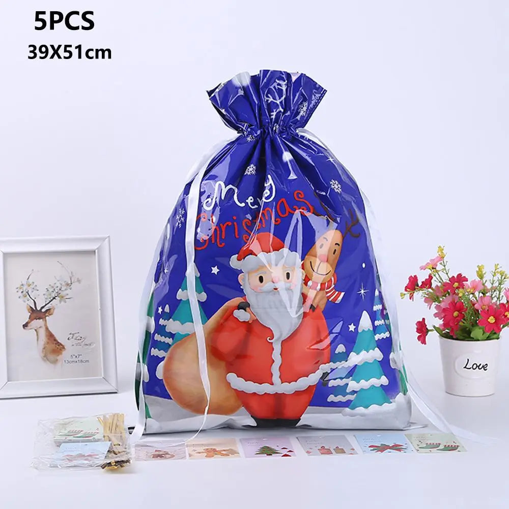BowLift | Drawstring Gift Wrapping Bags 5Pcs