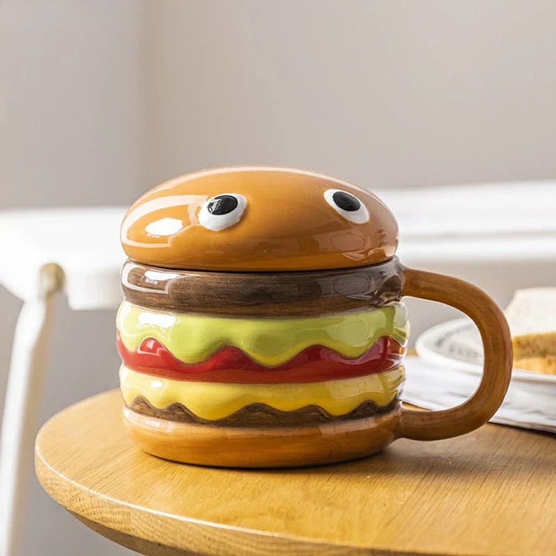 BowLift | Yummy Hamburger-Shaped Ceramic Hamburger Mug