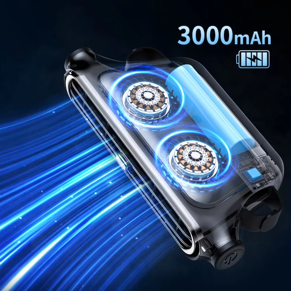 BowLift | Car Headrest Cooling Fan 3 Speed Adjustable Electric Car Seat Fan 5V/2A Car Rear Backrest Fan Car Interior Accessories