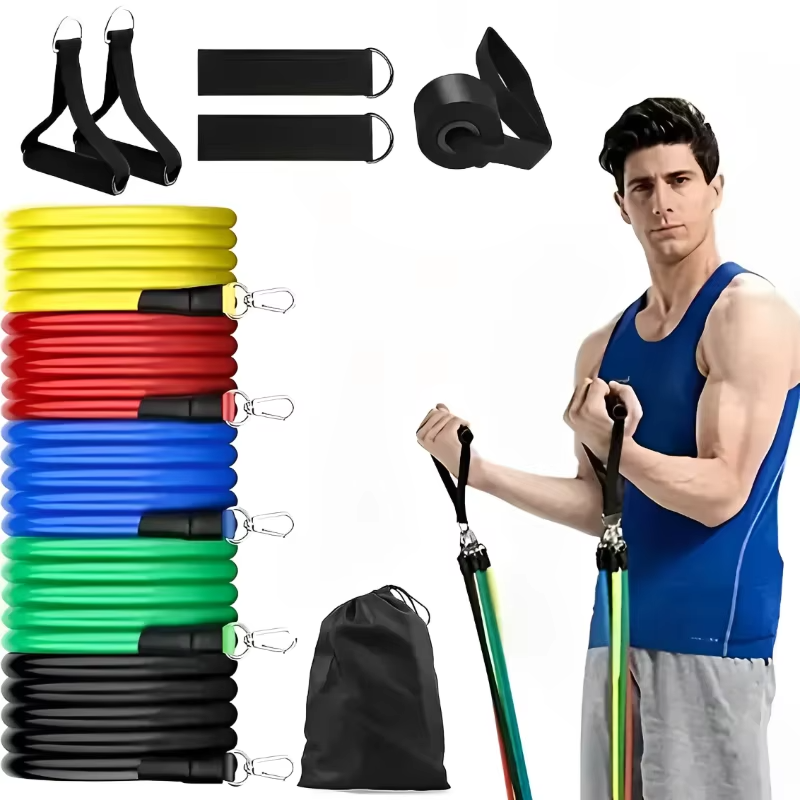 BowLift | Complete Resistance Band Fitness Set with Handles and Ankle Straps