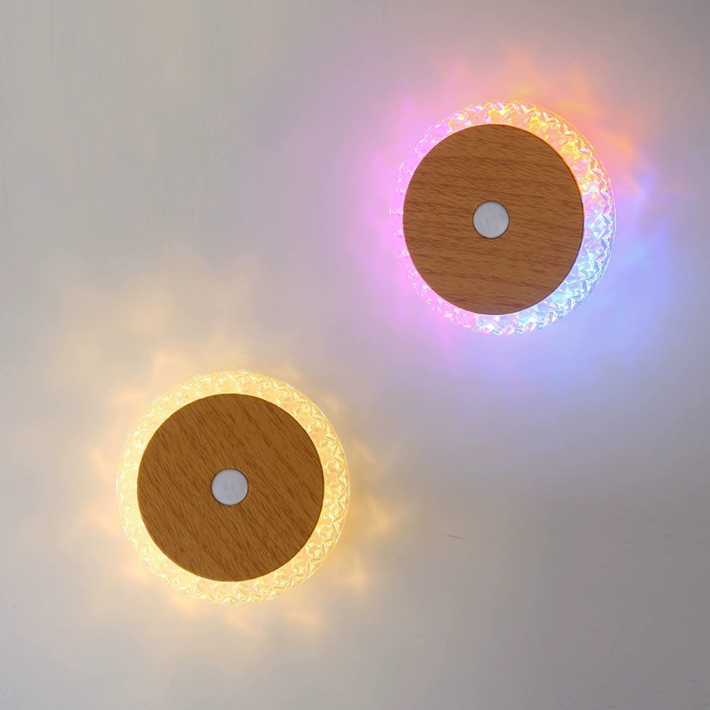 Smart Rechargeable Motion-Sensing Wall Lamp Hotel Bedside Ambient Night Light No-Drill Wall Light