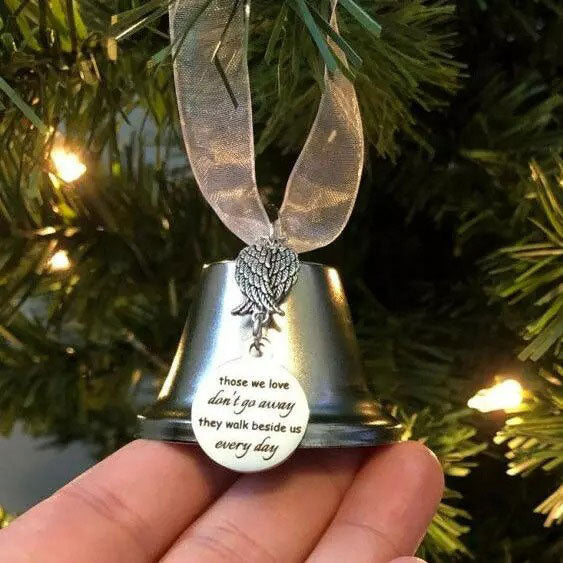 BowLift | 🎄Christmas Tree Memorial Ornaments Angel Wings Bell Hangings Hanging Decoration