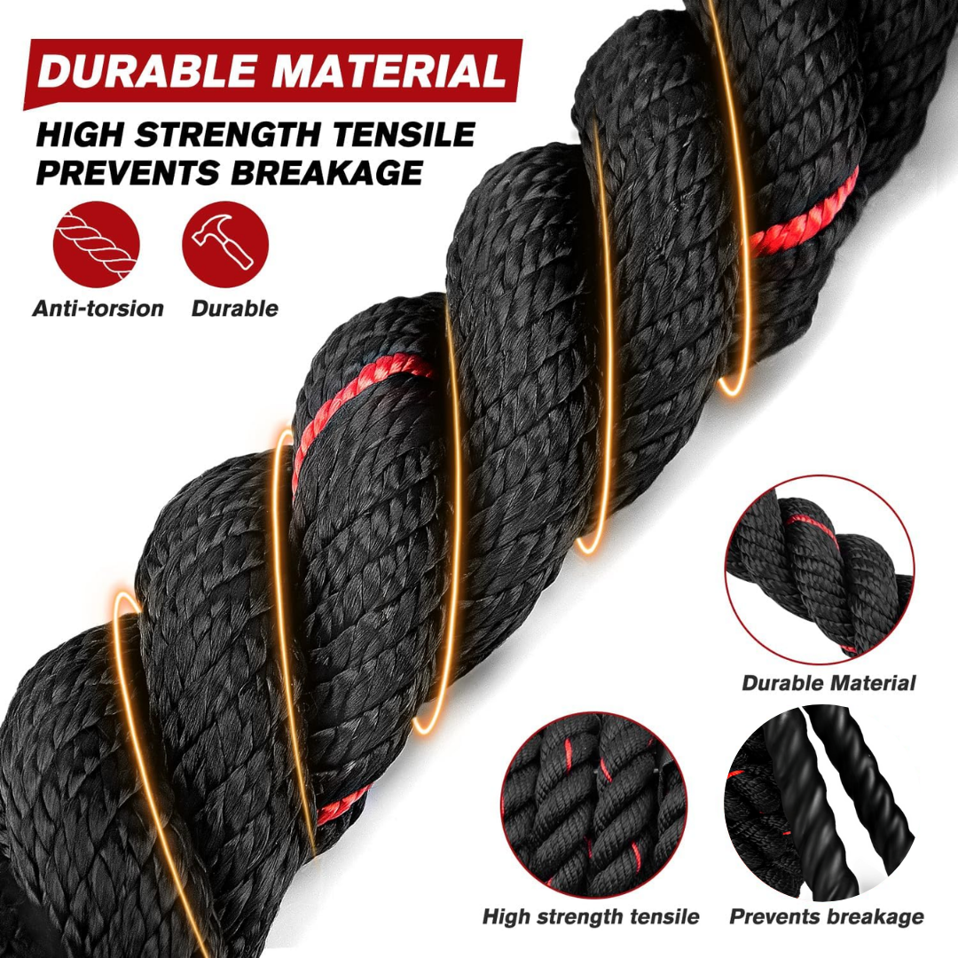 BowLift | PowerJump Adjustable Weighted Skipping Rope – Heavy Training Rope
