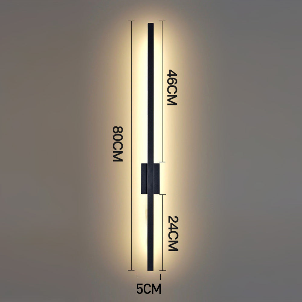 BowLift | Industrial Minimalist Long LED Iron Wall Lights for Contemporary Living Room Décor and Stylish Illumination