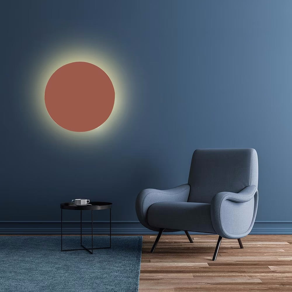 BowLift | GlowOrb Minimalistic Round LED Wall Light | Color Variety | Dimmable Light