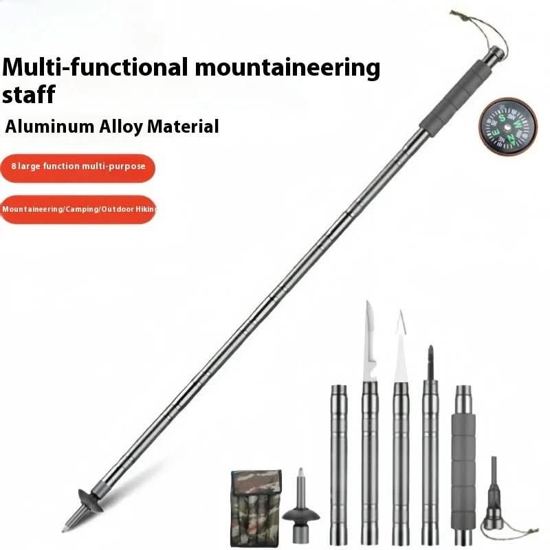 BowLift | Foldable Hiking Pole with Integrated Multitool