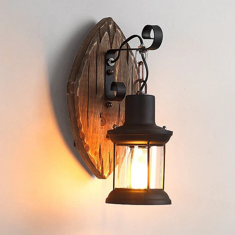 BowLift | Retro Lantern Lamp Industrial Lantern Wall Light