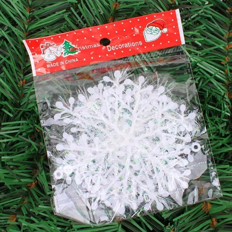 BowLift | GlimmerGarlands | Glitter Snowflake Decorations