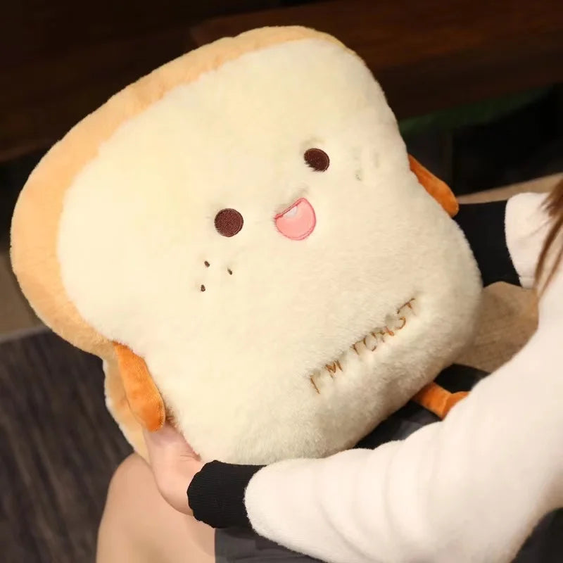 BowLift | Plush Toast Bread Ultra Soft Hand Warmer Pillow