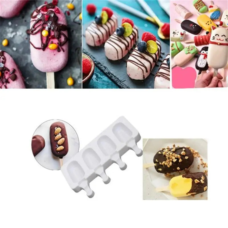 BowLift | 4-Rack Non-Stick Popsicle Ice Cream Mold