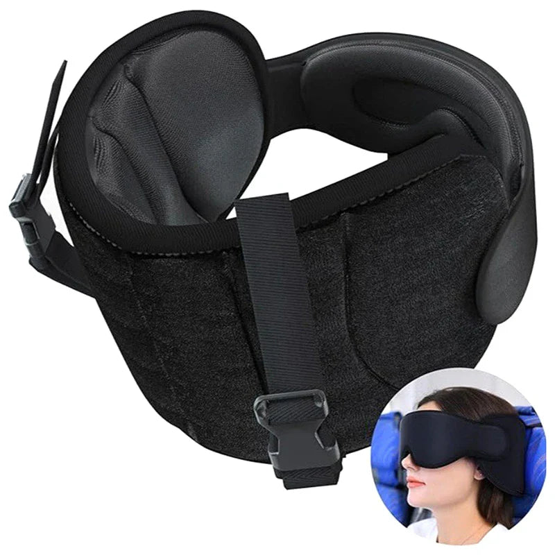 BowLift | 2 in 1 Comfort Headrest Blackout Eye Mask