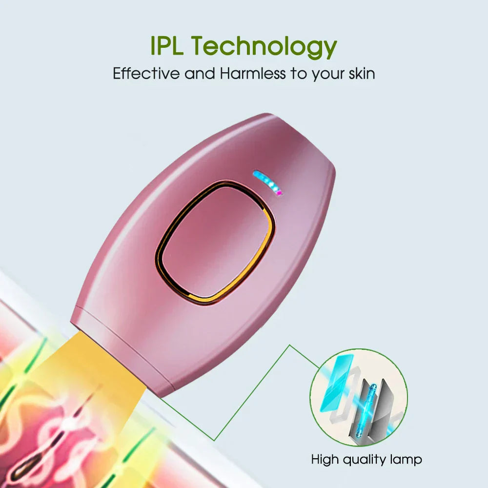 BowLift | Bikini IPL 500,000 Flash Epilator Impulse Permanent Laser Epilator Painless For Women Hair Removal Home Use Devices