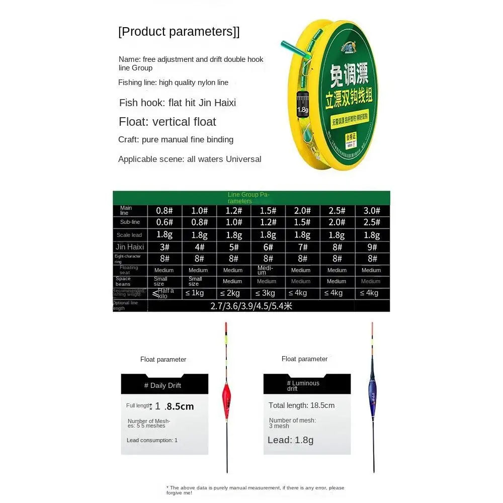 BowLift | Fishing Line Set  With 2Pcs Float