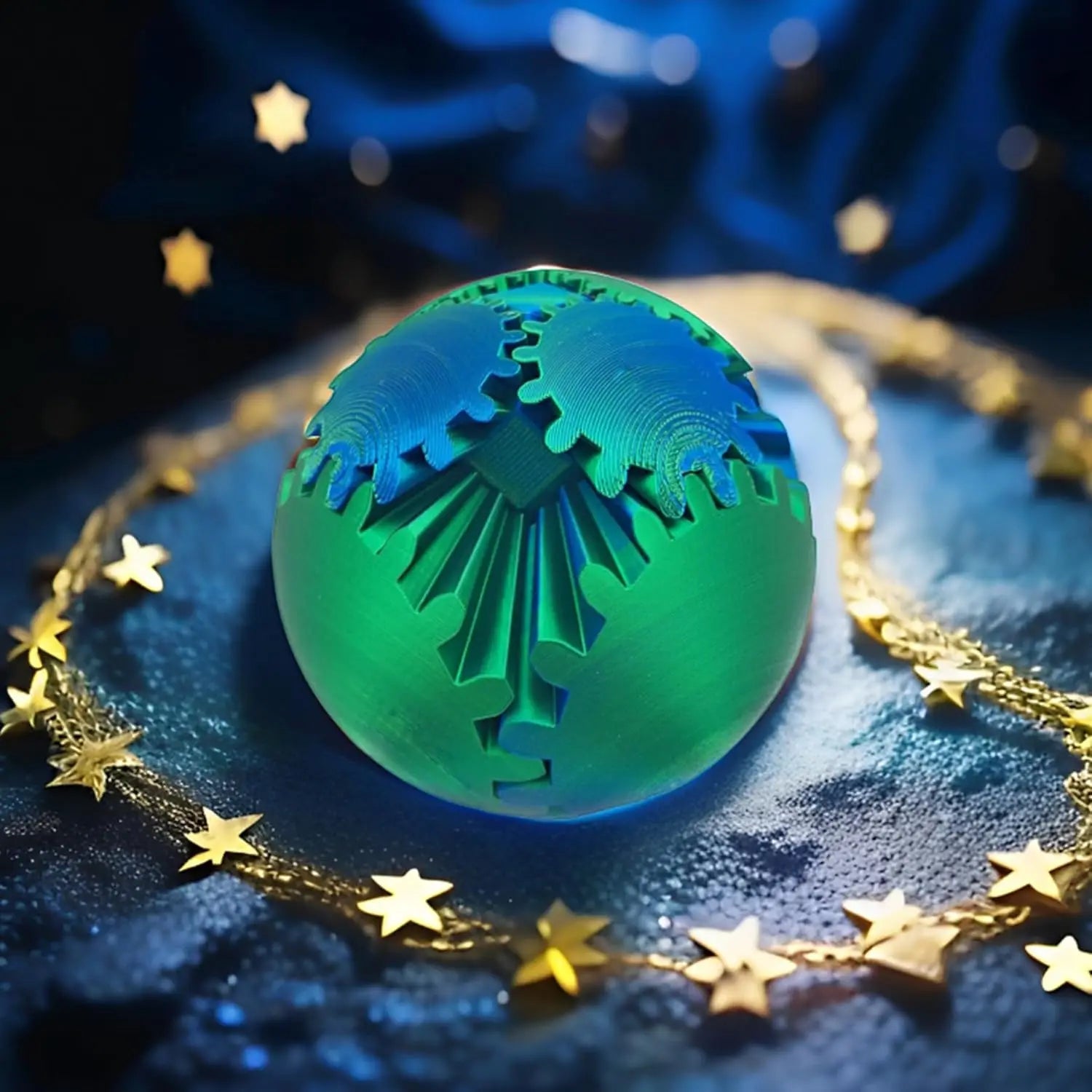 BowLift | 3D Printed Gear Ball Fidget Toy