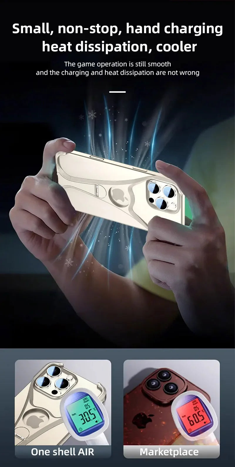 BowLift | Alloy Metal Frameless Phone Case