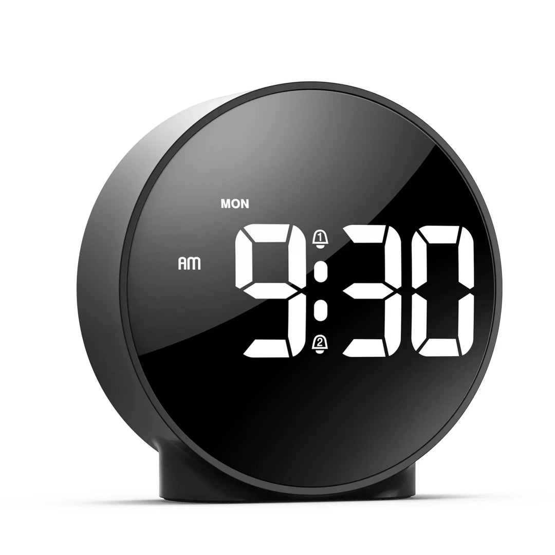 BowLift | BrightTime – Digital LED Alarm Clock with USB Charging