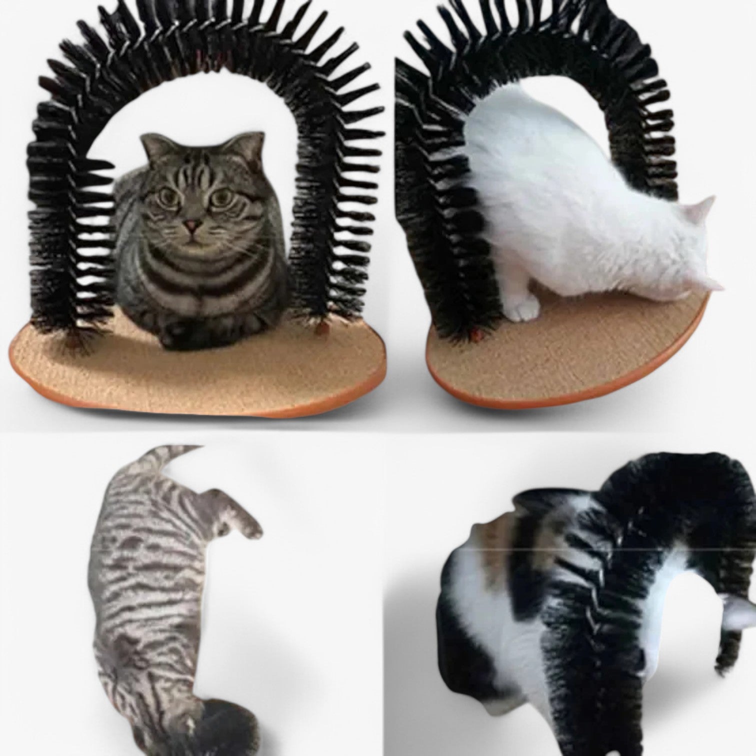 BowLift | Cat Care Arch "Spinkrul" with Scratching Mat and Massage Function