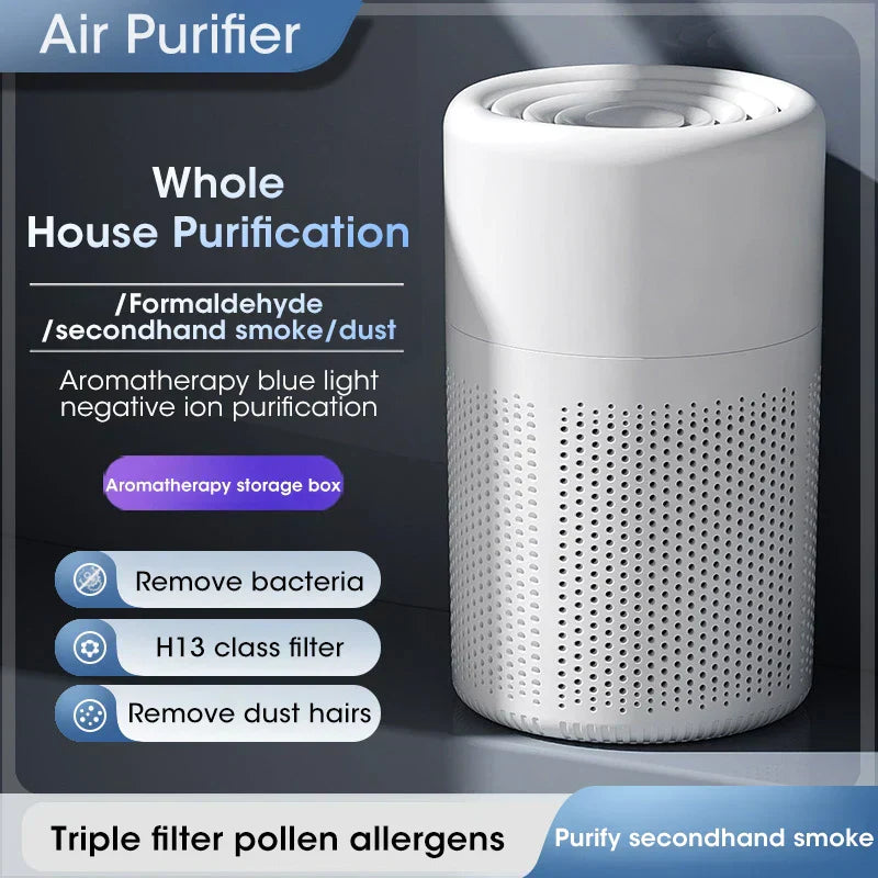 BowLift | Compact air purifier with HEPA filter - BreezeMini