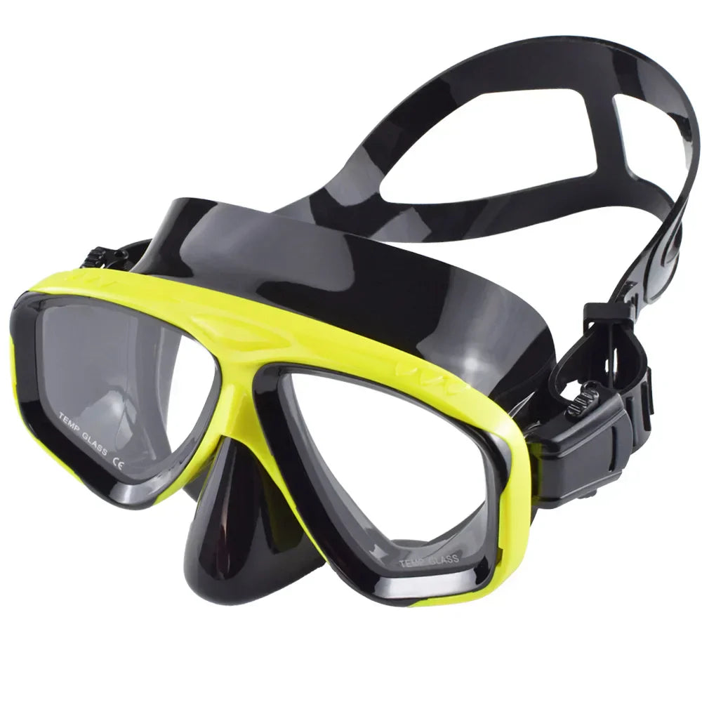 BowLift | Aquanisa Dive Mask | 180° HD Glass Visibility | Hypoallergenic & Sealing | For Snorkeling & Swimming
