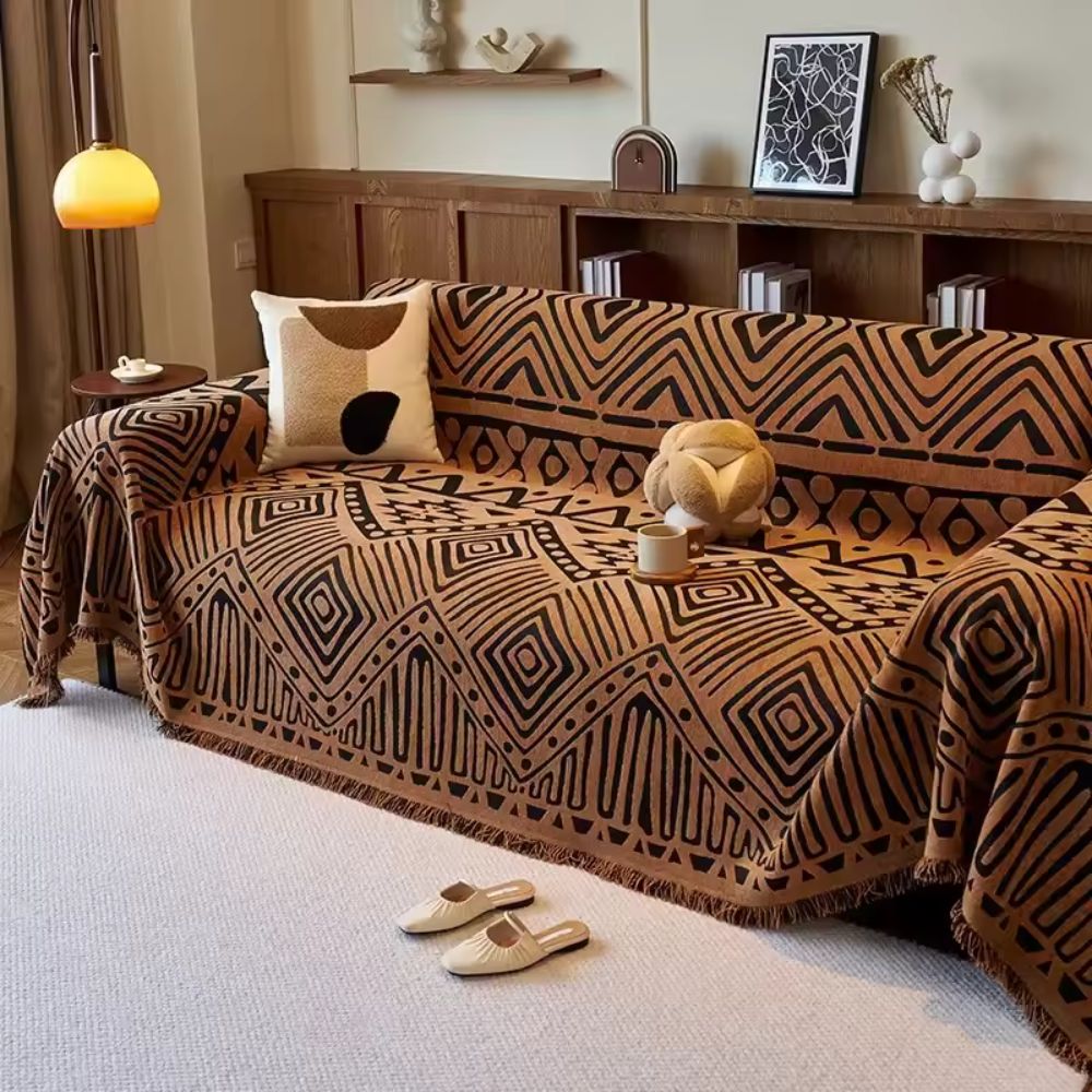 BowLift | Savanna Geo Chenille Sofa Cover