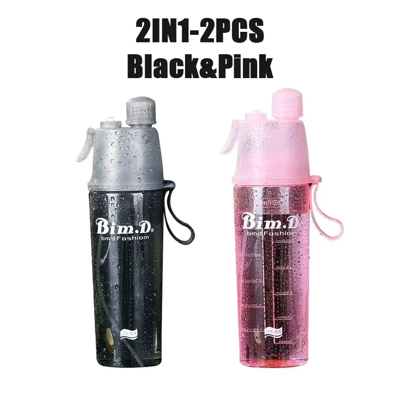 BowLift | 2 in 1 Portable Spray Water Bottle