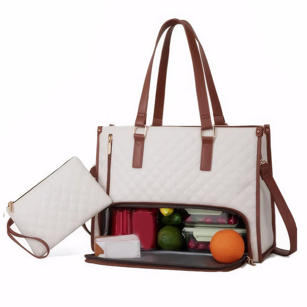 BowLift | 2-in-1 Laptop Bag with Insulated Lunch Compartment