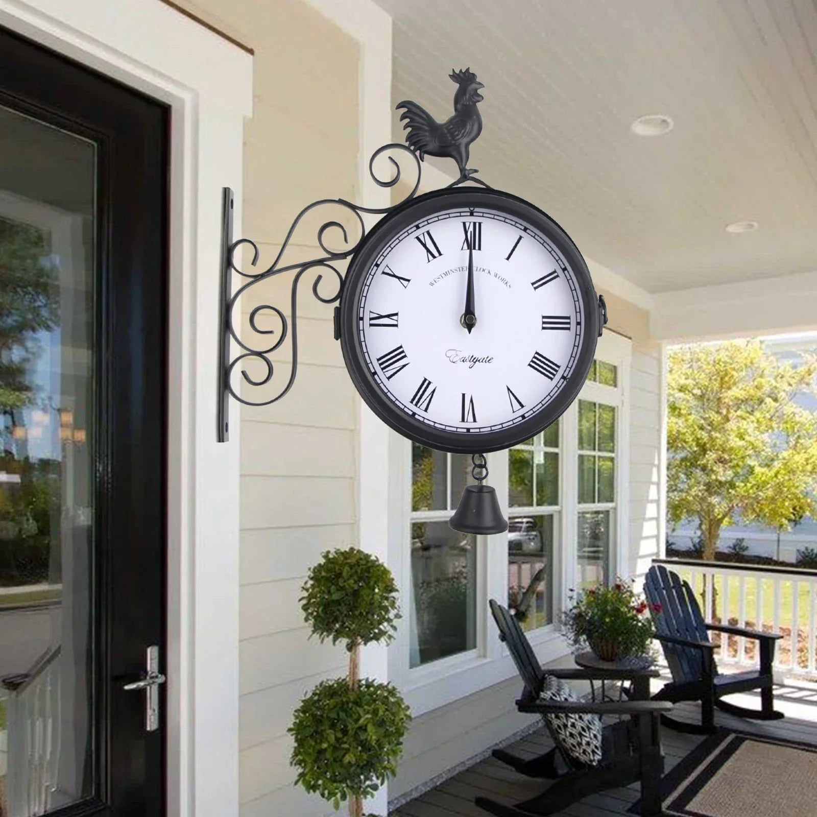 BowLift | Double-Sided Waterproof Wall Clock