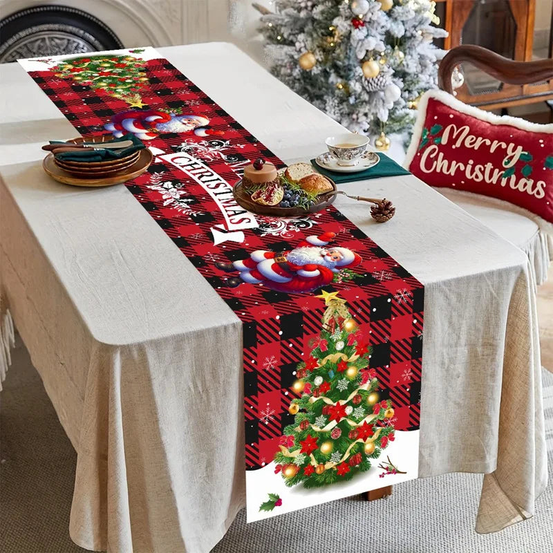 BowLift | FestiLoom Christmas Table Runner | "Merry Christmas" Design | 100% Polyester | Festive Decor for Christmas & New Year 2025/2026