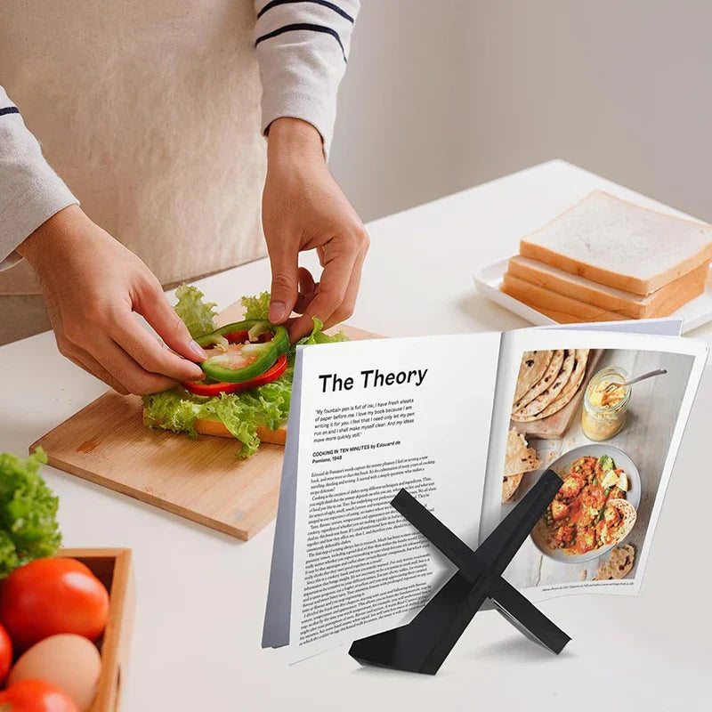BowLift | WoodenTabletEase | Practical wooden stand for (cook)books