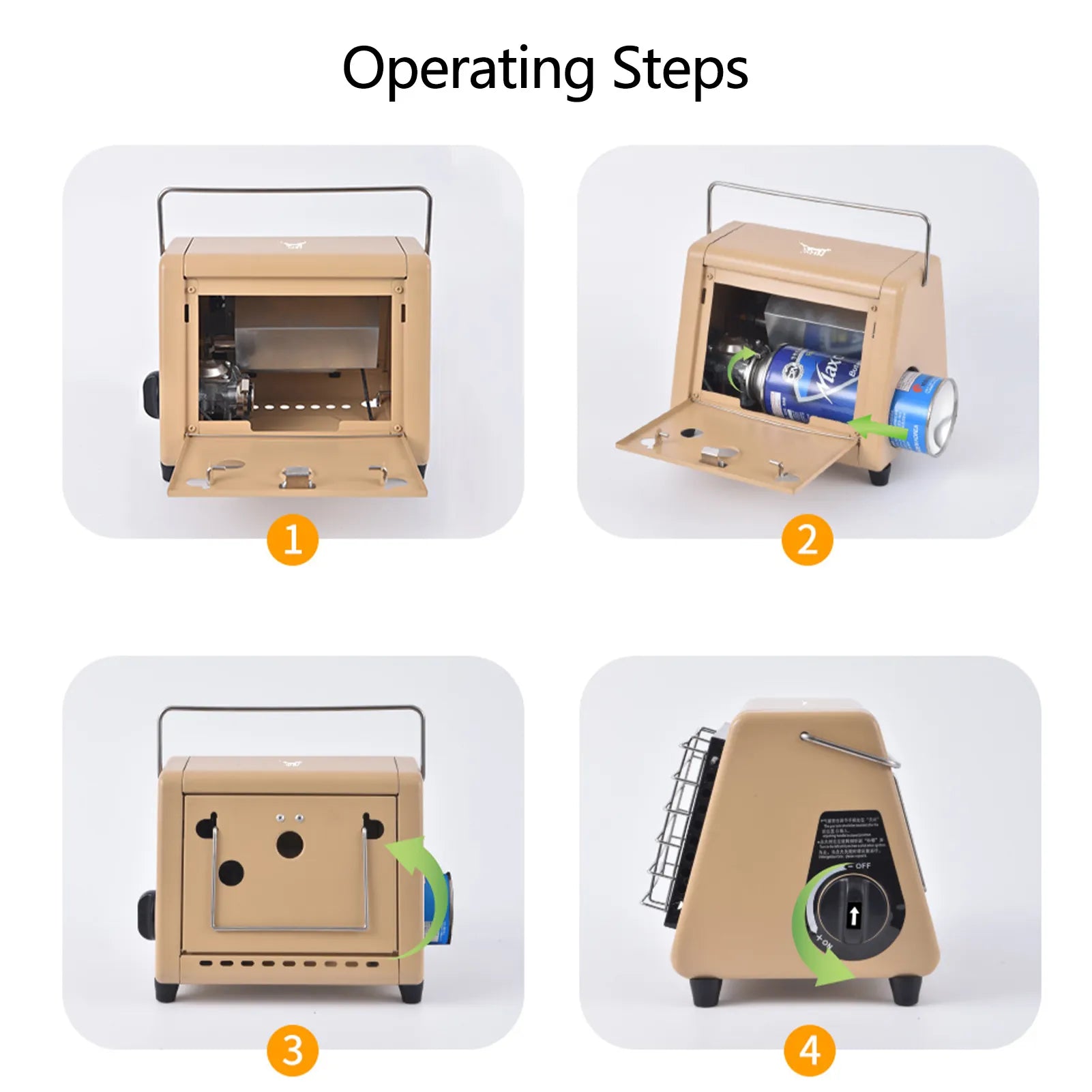 BowLift | Camping Time Adjustable Portable Heater Stove