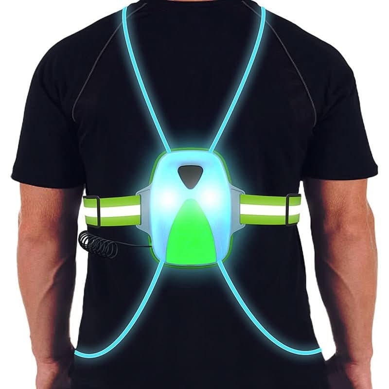 BowLift | Adjustable luminous waistcoat for jogging & outdoor activities