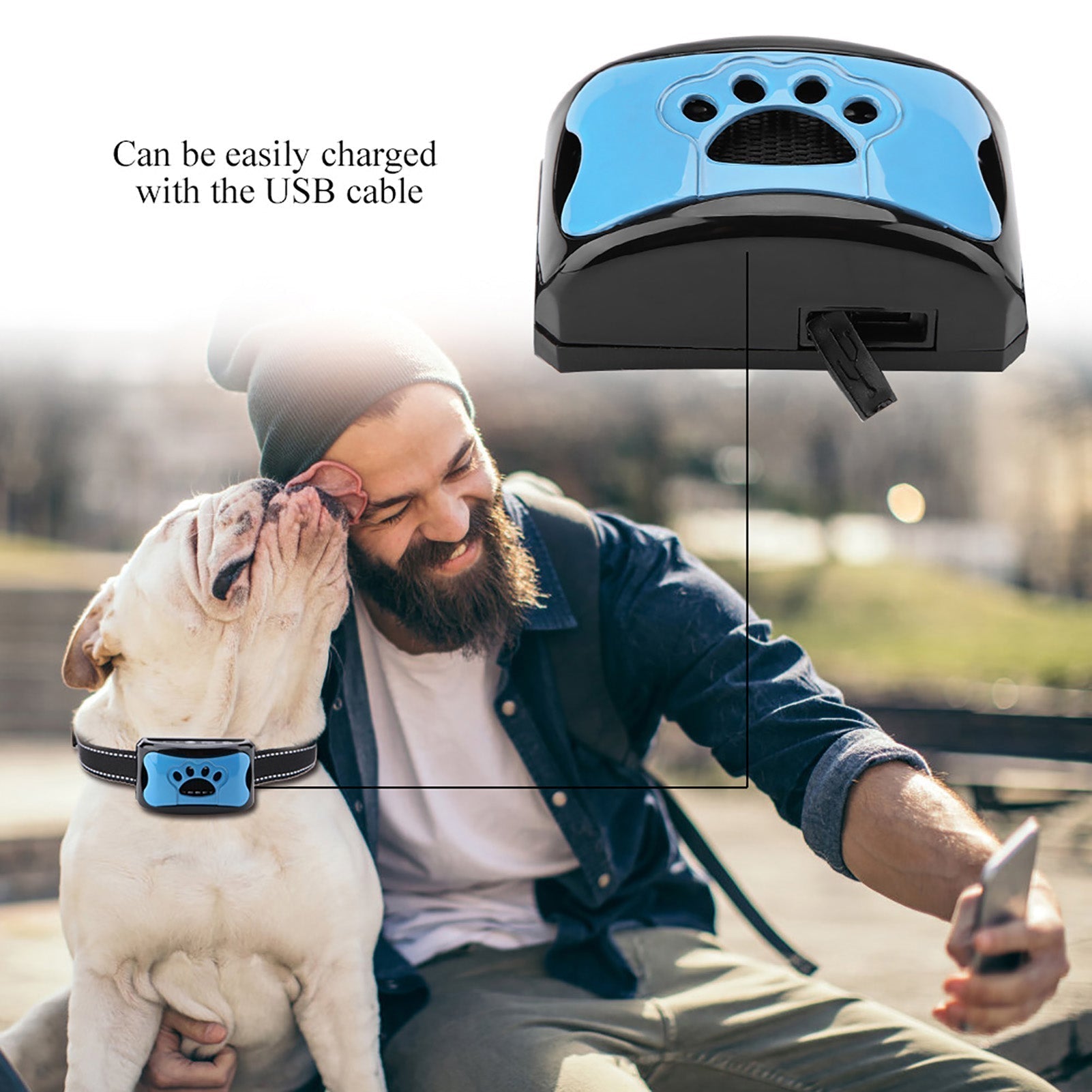 BowLift | Painless Anti-Bark Collar – Vibrations & Ultrasound for Dogs