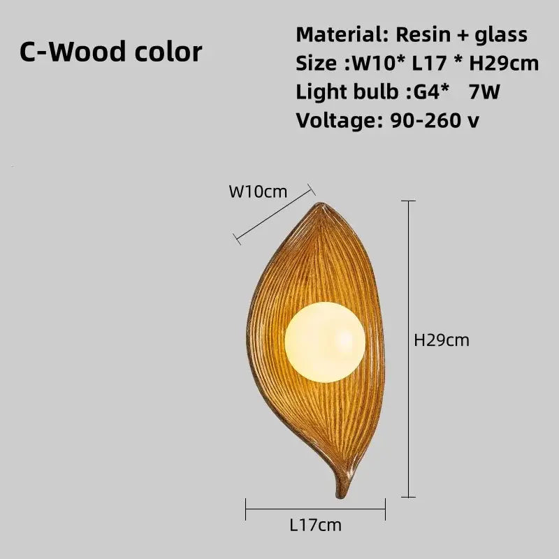 BowLift | Wall lamp LED leaf gold Elegant
